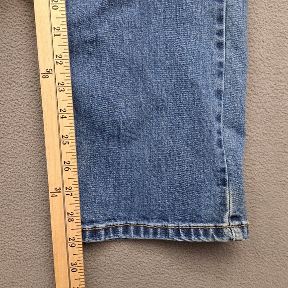 Levi's 505 Mens Jeans 36x30 Blue Denim Straight Fit Medium Wash Measures 36x29 - Picture 7 of 11